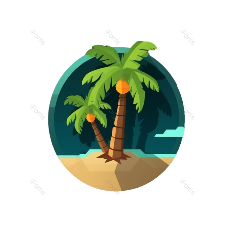 图标图片,元素元素,夏天PNG,椰子免抠素材